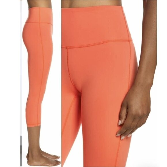New Zella | Studio Lite Crop Leggings in Red Firelight - Picture 2 of 9